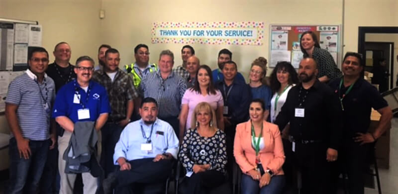 Dover employees at Valley Food Bank