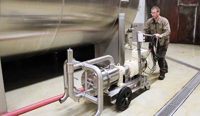 Eccentric Disc Pumps in a French Winery